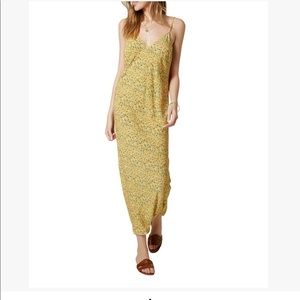 O'Neill Yellow Floral Maxi Dress